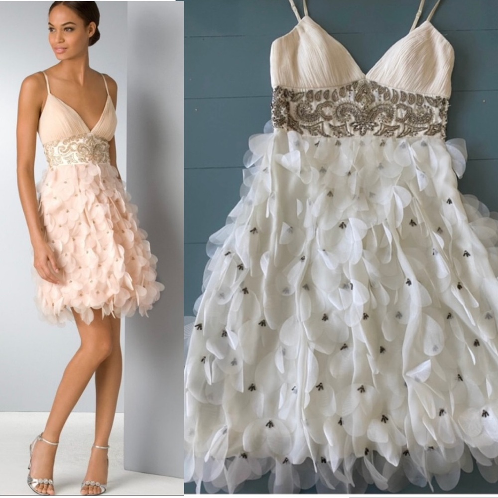 New Sue Wong Petal Mini Dress